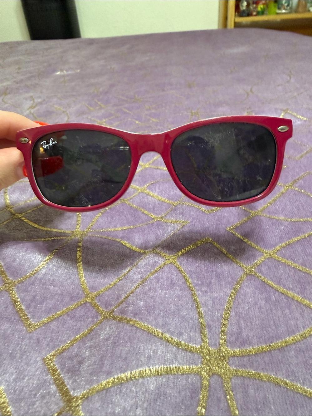 💥 KIDS Ray-Ban Red Wayfarer Sunglasses